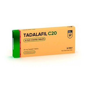 Tadalafil 20mg/10 tabs-pack